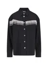 Rotate Birger Christensen Rotate Overshirt With Crystal Fringes