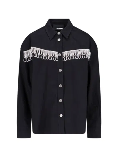 ROTATE BIRGER CHRISTENSEN CRYSTAL SHIRT JACKET