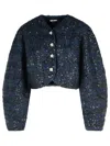 Rotate Birger Christensen Dark Blue Polyester Short Jacket