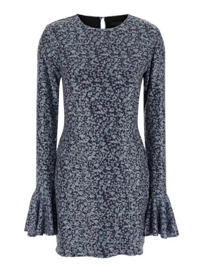 ROTATE BIRGER CHRISTENSEN DARK GREY MINI SEQUIN DRESS