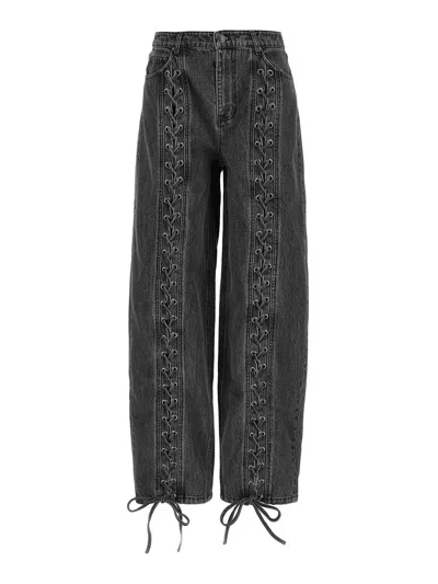 ROTATE BIRGER CHRISTENSEN DENIM LACED LEG JEANS