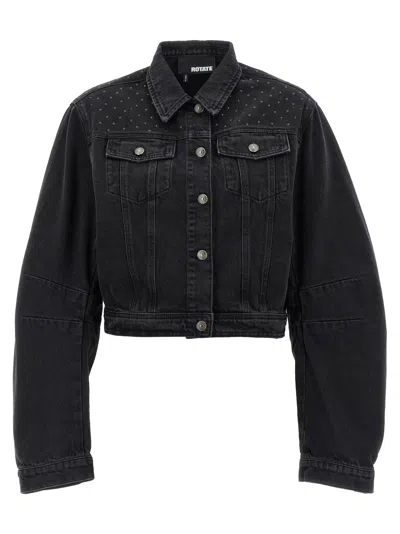ROTATE BIRGER CHRISTENSEN DENIM OVERSIZED JACKET