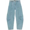 Rotate Birger Christensen Denim Wide-leg Jeans