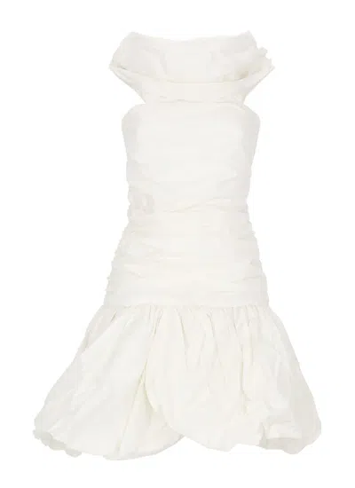 ROTATE BIRGER CHRISTENSEN DRAPE DRESS