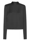 Rotate Birger Christensen Top Rotate Woman Color Black In Black
