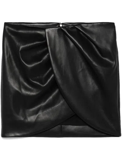 ROTATE BIRGER CHRISTENSEN DRAPED MINI SKIRT
