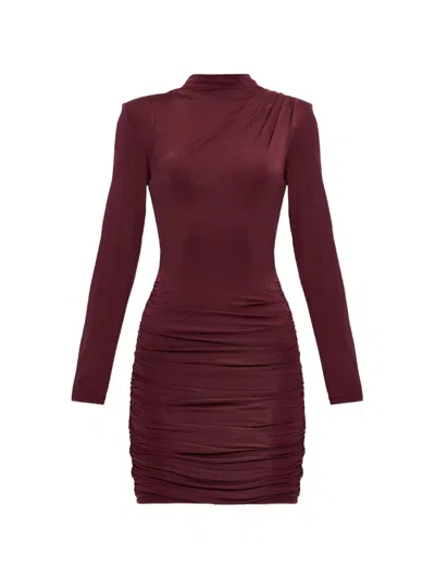 Rotate Birger Christensen Rotate Elegant Mini Dress With Back Zip Closure In Size 34 In Purple