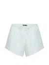 Rotate Birger Christensen Drawstring Shorts In Blue
