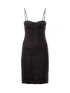 Rotate Birger Christensen Rotate Birgerchristensen Boucle Midi Dress In Black