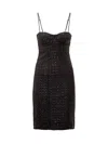Rotate Birger Christensen Rotate Birgerchristensen Boucle Midi Dress In Black