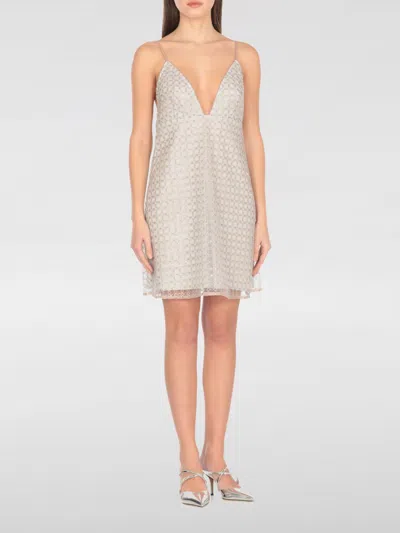 ROTATE BIRGER CHRISTENSEN DRESS ROTATE WOMAN COLOR BEIGE,G76121022