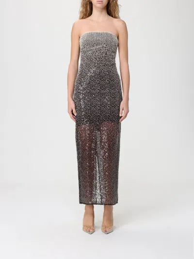 Rotate Birger Christensen Dress Rotate Woman Color Beige In Neutral