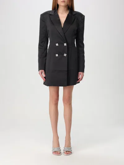 Rotate Birger Christensen Rotate Tailored Double-breasted Blazer Dress In Black