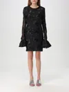 Rotate Birger Christensen Black Mini Dress In Black
