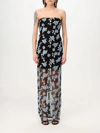 ROTATE BIRGER CHRISTENSEN DRESS ROTATE WOMAN COLOR BLACK,G48114002