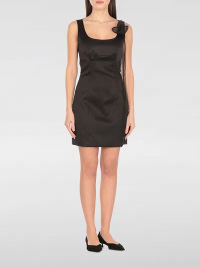 ROTATE BIRGER CHRISTENSEN DRESS ROTATE WOMAN COLOR BLACK,G76117002