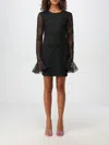 Rotate Birger Christensen Dress In Schwarz