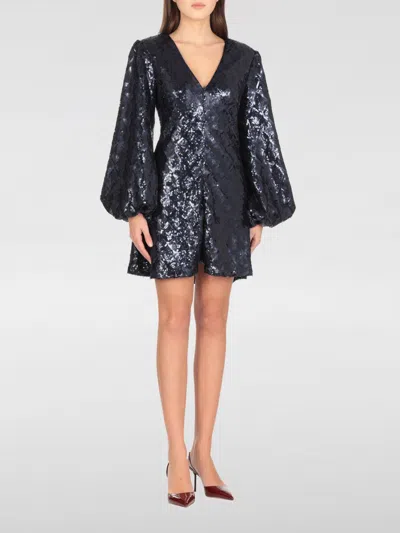 Rotate Birger Christensen Dress Rotate Woman Color Blue