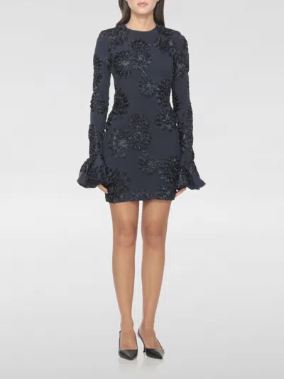ROTATE BIRGER CHRISTENSEN DRESS ROTATE WOMAN COLOR BLUE,H33889009