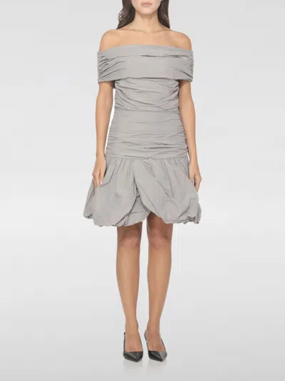 ROTATE BIRGER CHRISTENSEN DRESS ROTATE WOMAN COLOR GREY,H33910020