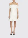 Rotate Birger Christensen Dress Rotate Woman Color Ivory In White