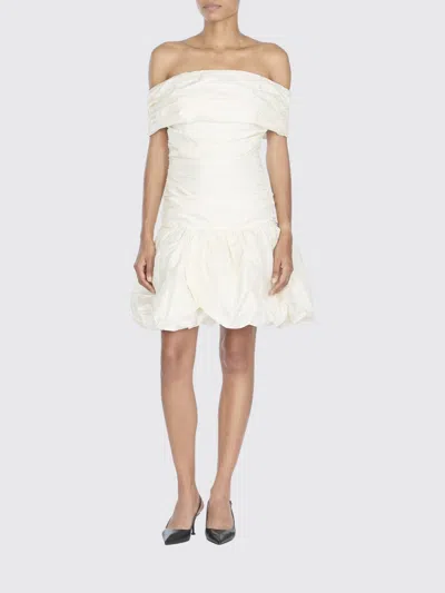 ROTATE BIRGER CHRISTENSEN DRESS ROTATE WOMAN COLOR IVORY,H60262044