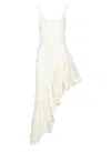 Rotate Birger Christensen Dress With Floral Pattern In White