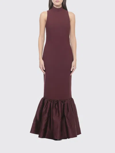 Rotate Birger Christensen Dress Woman Rotate In Burgundy