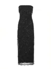 Rotate Birger Christensen Rotate Birgerchristensen Sequins Midi Tube Dress In Black