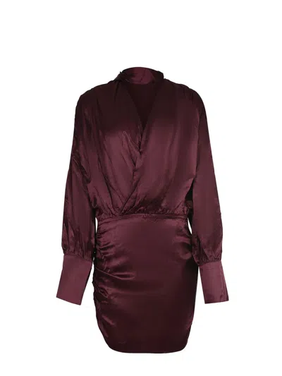 Rotate Birger Christensen Dresses In Burgundy