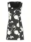 Rotate Birger Christensen Rotate Birgerchristensen 3d Flower Mini Dress In Multi
