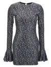 Rotate Birger Christensen Short Dress With Sequins In Multicolor