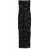 Rotate Birger Christensen Floral-embroidered Mesh Maxi Dress In Multicolor