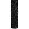 Rotate Birger Christensen Floral-embroidered Mesh Maxi Dress In Multicolor