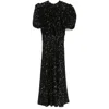 Rotate Birger Christensen Dress Rotate Woman Color Black In Multicolor