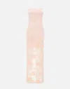 Rotate Birger Christensen Off-shoulder Sleeveless Long Dress With All-over Floral Embroidey And Rear Single Slit In Tech Fabri In Pink