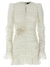 Rotate Birger Christensen Egret Dress In White