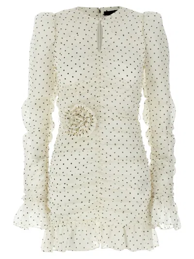 Rotate Birger Christensen Egret Dress In White