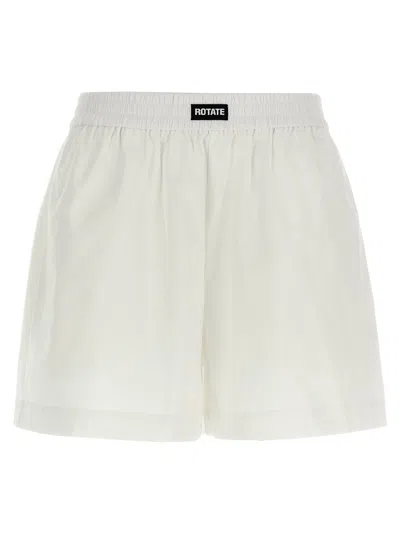 ROTATE BIRGER CHRISTENSEN ELASTICATED BERMUDA AND SHORT WHITE