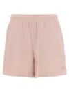 Rotate Birger Christensen Cotton Shorts In Pink