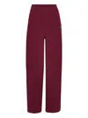 Rotate Birger Christensen Elasticated Track Pants In Burgundy