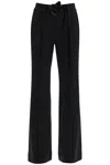 Rotate Birger Christensen Elegant Pink Recycled Polyester Women's Trousers In Pink