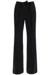 Rotate Birger Christensen Elegant Pink Recycled Polyester Women's Trousers In Pink