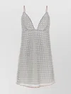 Rotate Birger Christensen Embellished A-line Mini Dress