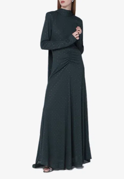 ROTATE BIRGER CHRISTENSEN EMBELLISHED OPEN-BACK GOWN