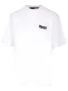 Rotate Birger Christensen Enzym Crew-neck T-shirt In Bianco