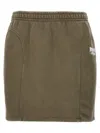 Rotate Birger Christensen Rotate Ladies Green Enzyme Sweat Mini Skirt In Green
