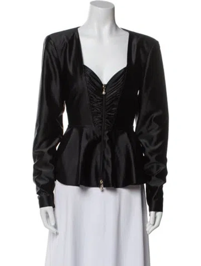 Pre-owned Rotate Birger Christensen Evening Jacket In Black