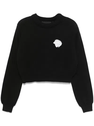 Rotate Birger Christensen Firm Sweater In Black