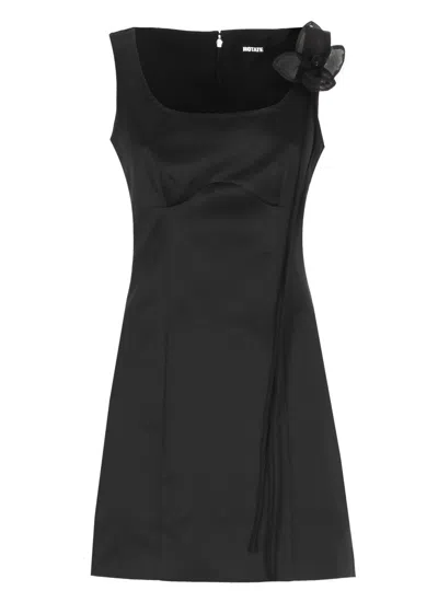 Rotate Birger Christensen Fitted Black Mini Dress